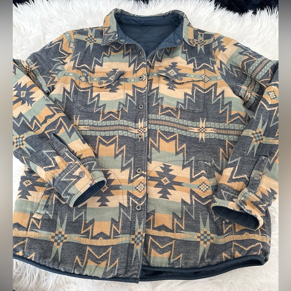 Fatherly Aztec Patterned Jacket size do - image 1